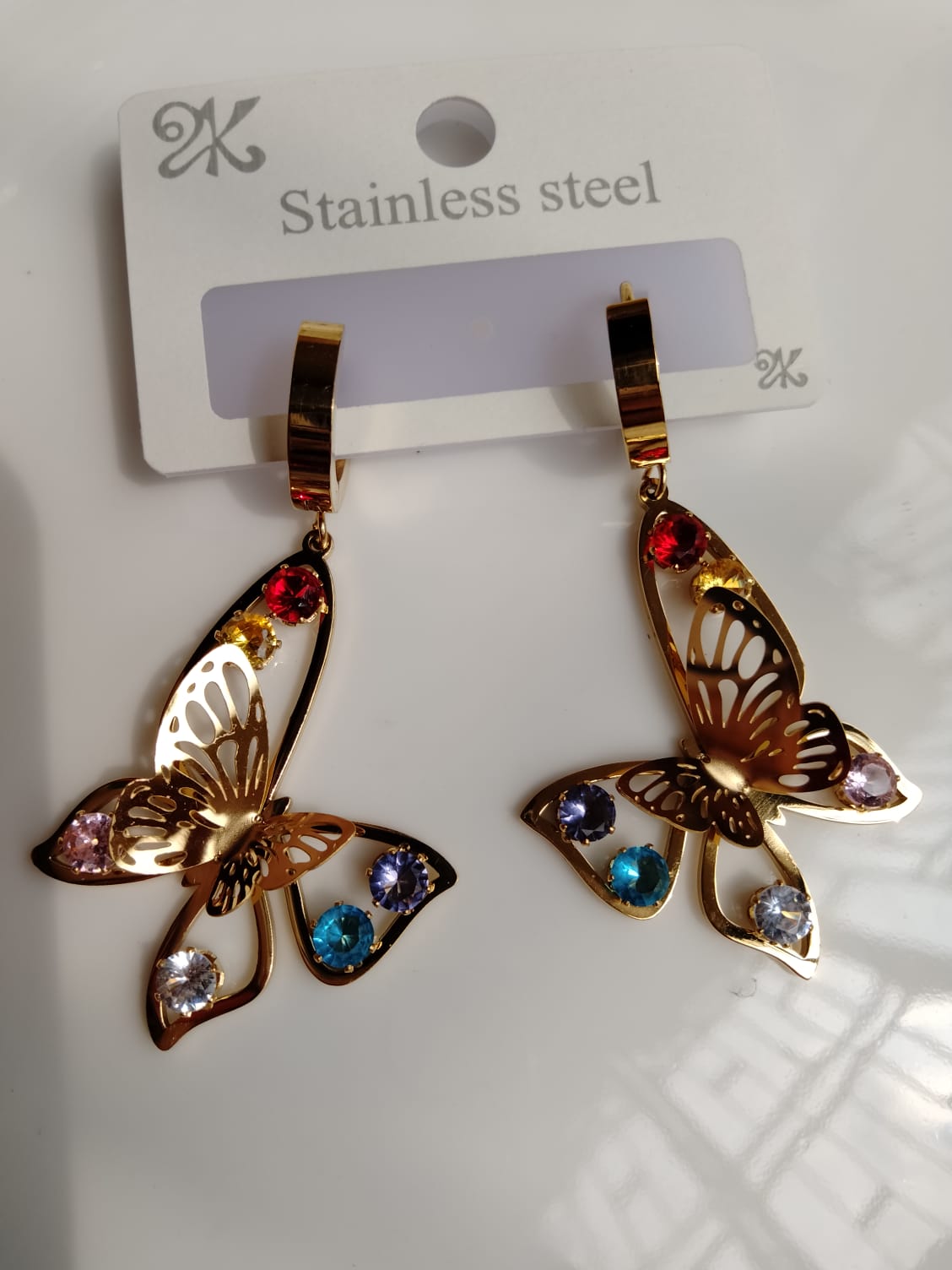 Colorful Butterfly Earrings